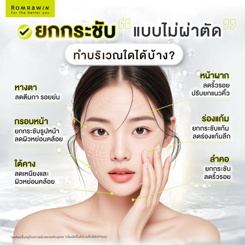 สามารถทำบริเวณใดได้บ้าง?