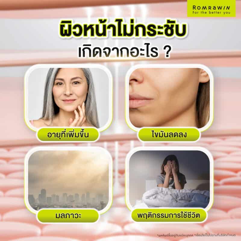 ผิวหน้าไม่กระชับเกิดจากอะไร?