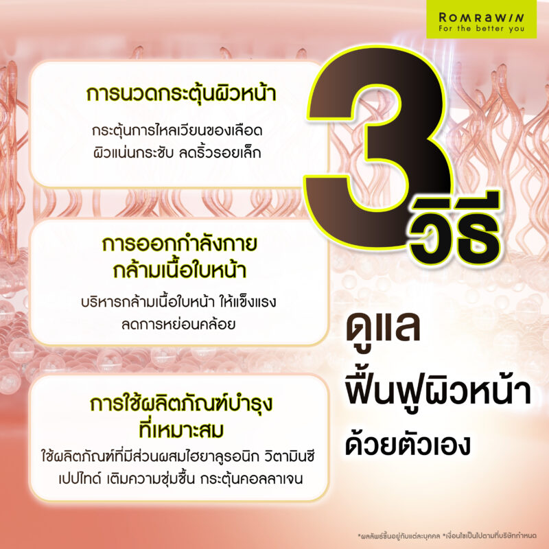 วิธีดูแลและฟื้นฟูผิวหน้าให้กลับมากระชับด้วยตัวเอง