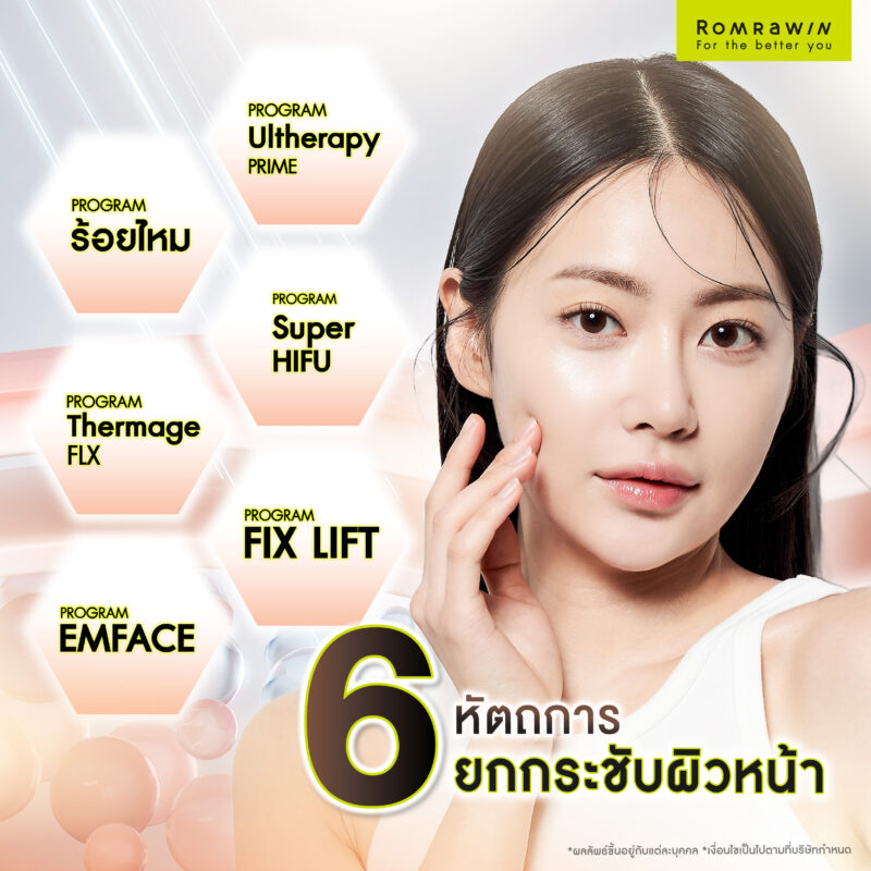 หัตถการยกกระชับผิวหน้า ทางเลือกเพื่อแก้ปัญหาผิวหย่อนคล้อย