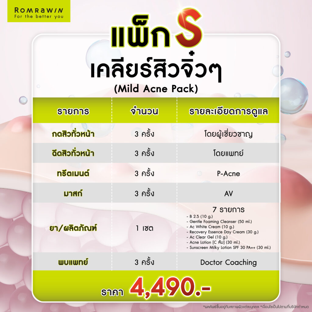 Acne Solution Levels แพ็ก S เคลียร์สิวจิ๋วๆ (Mild Acne Pack)