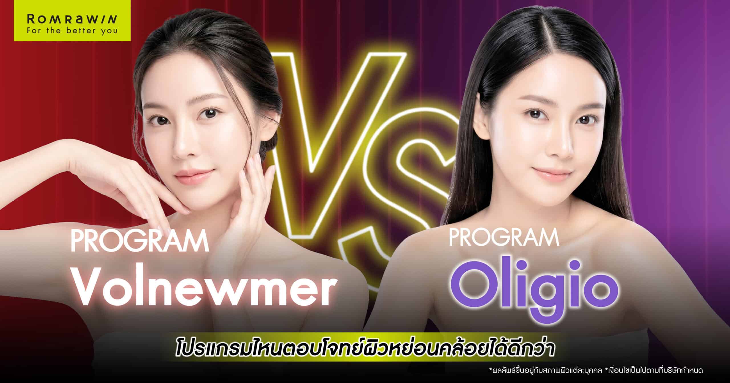 Volnewmer 与 Oligio：哪个方案更能有效改善皮肤松弛？