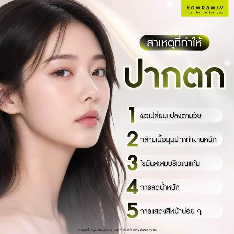 สาเหตุที่ทำให้ปากตก